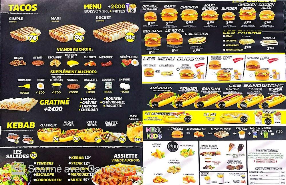 Le tacos play - Menu Image 1