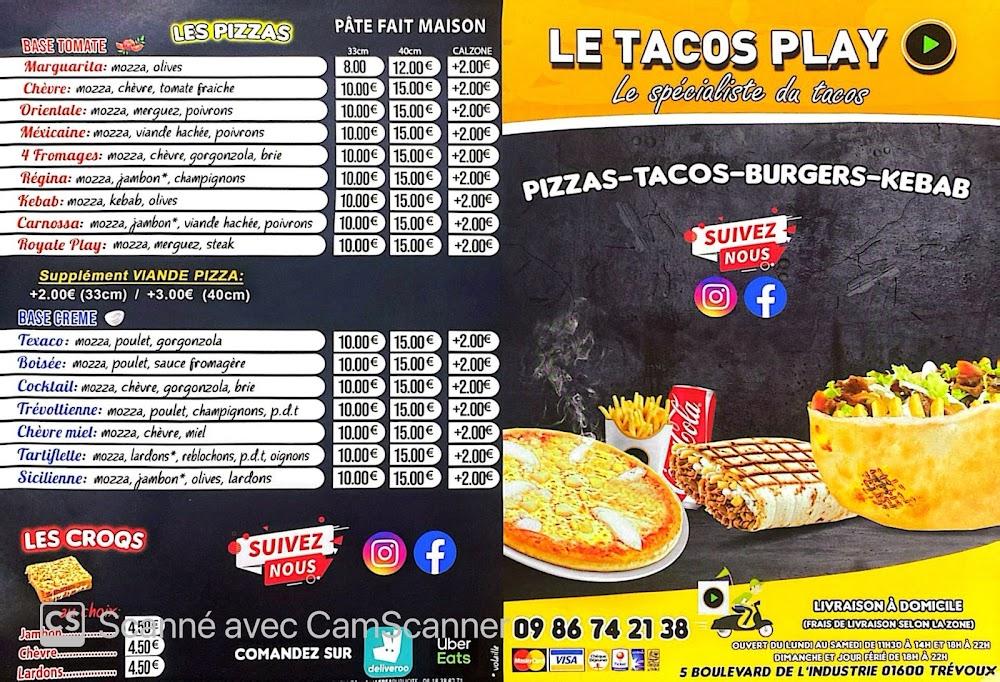 Le tacos play - Menu Image 2